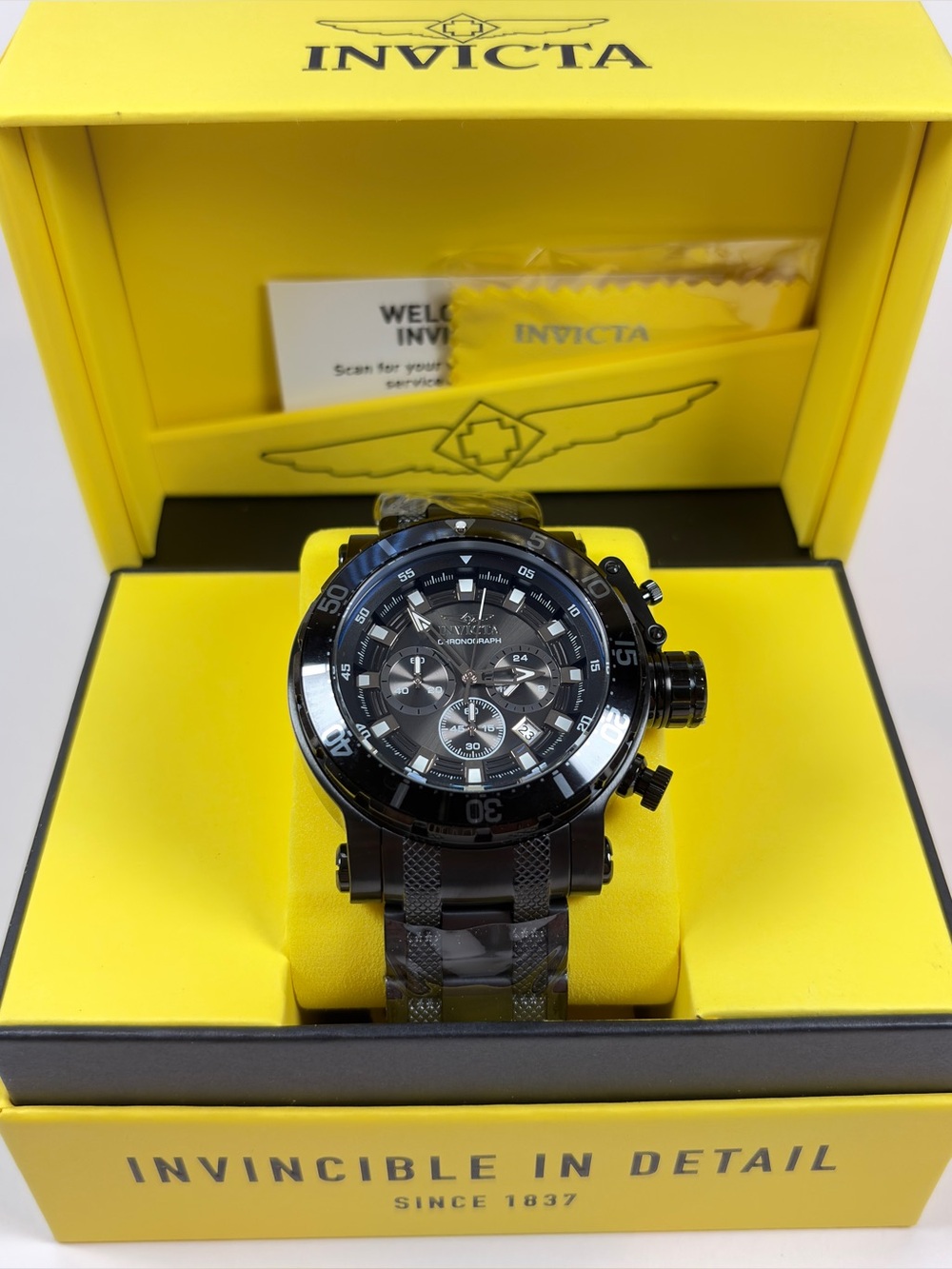 Invicta Coalition Forces Black Hawk 32727 52mm Chronograph Watch